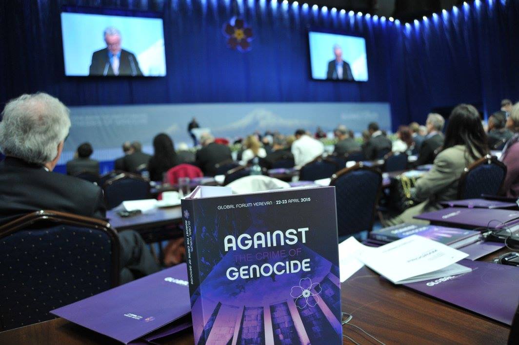 Druhé globální fórum proti genocidě, Jerevan, 23.4.2016